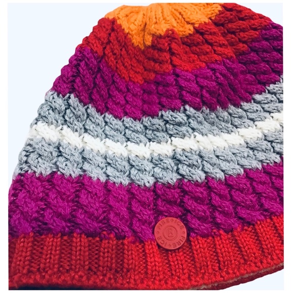 BOGNER - Fire + Ice Strip Knit Beanie Hat - Picture 13 of 16